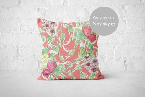 Strawberries & Cream Cushion