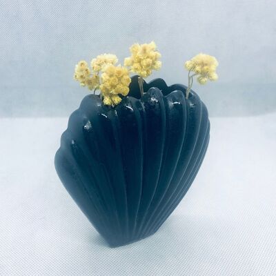 Vaso da fiori decorativo La Mer, realizzato a mano, eco-responsabile e prodotto in Francia