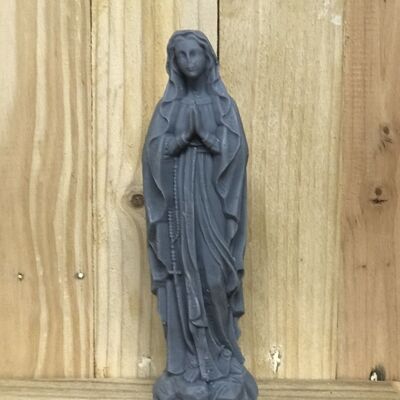 Madonna (Vergine Maria) in cera grigia