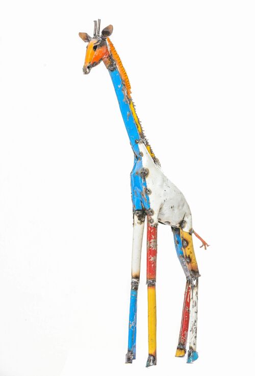 METAL MEDIUM COLOURFUL GIRAFFE