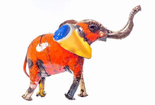 METAL EXTRA LARGE COLOURFUL ELEPHANT