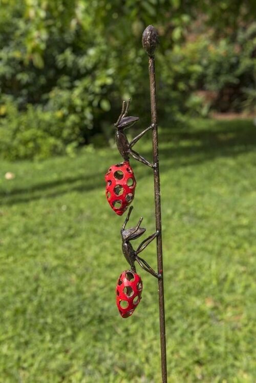 Zimba-Arts METAL MESH RED ANTS ON STICK