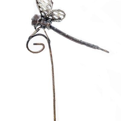 Zimba-Arts Metallgeflecht, kleine Drachenfliege auf Stab