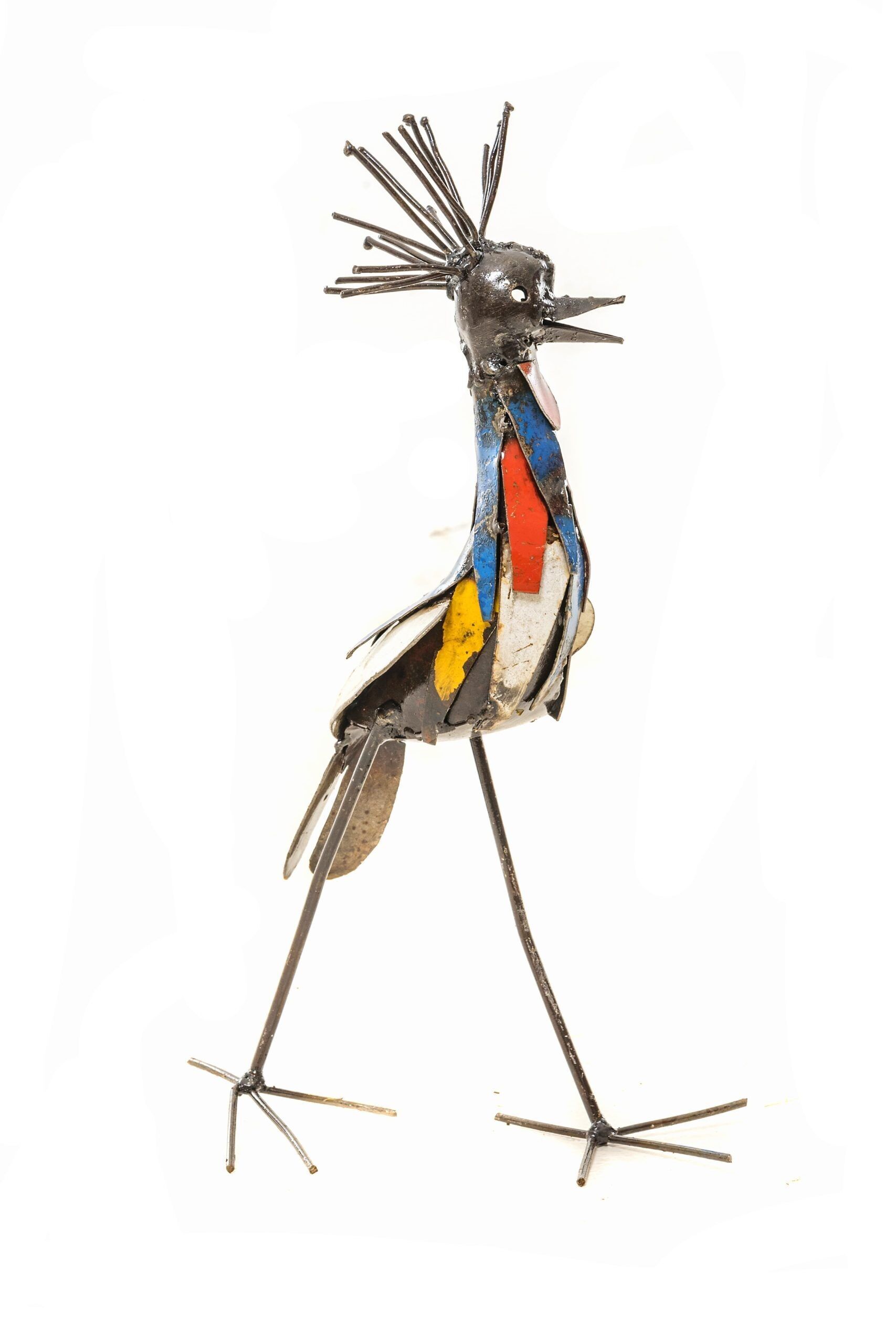 PICCOLA GRU VARIOPINTA DELLA CORONA DEL METALLO