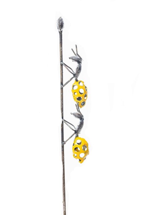 METAL YELLOW ANTS ON STICK L V