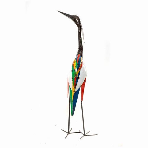 METAL COLORFUL HERON SMALL