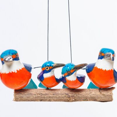 KINGFISHER FAMILY OF 4