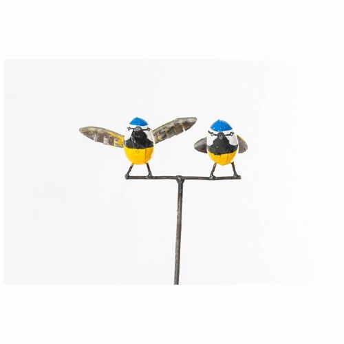 METAL COUPLE GREAT TIT ON STICK