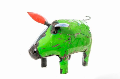 METAL MEDIUM COLORFUL PIG