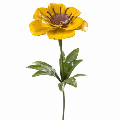 ZIMBA ARTS METAL BLACK-EYED SUSAN YELLOW