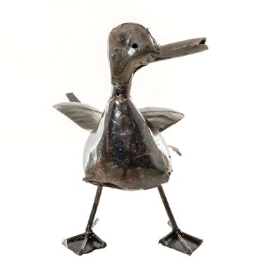 ZIMBA ARTS METAL NATURAL HAPPY DUCKS