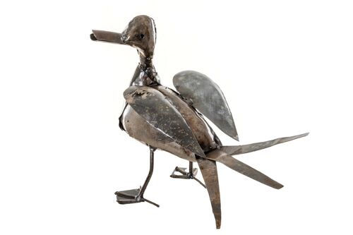 METAL NATURAL HAPPY DUCK SMALL