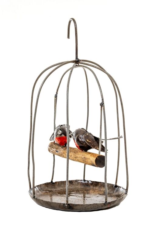 METAL COUPLE ROBIN HANGING CAGE