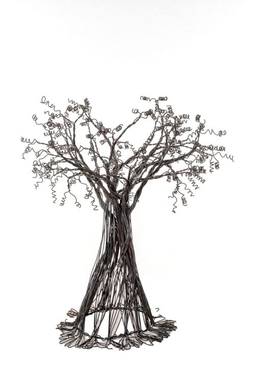 METAL MEDIUM DECO 3D BAOBAB WIRED TREE