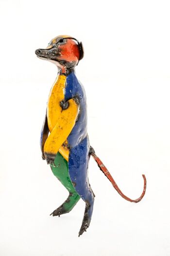 ZIMBA ARTS MÉTAL COLORÉ PETIT Suricate