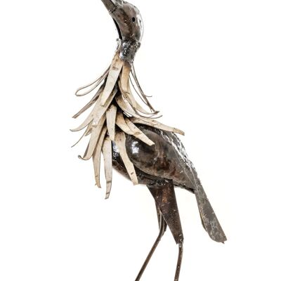 Brachvogel mit Metallfedern
