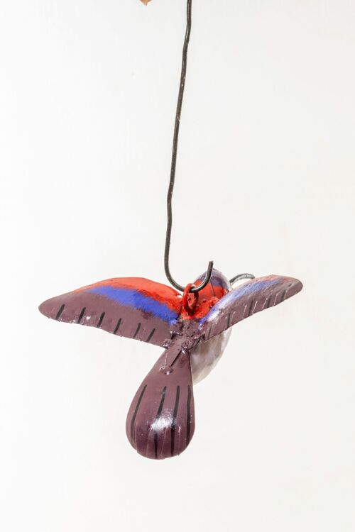 METAL RED SUNBIRD HANGING