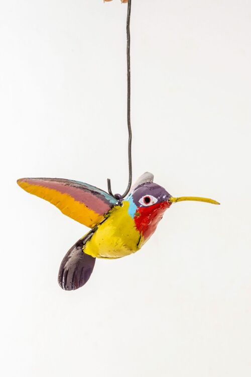 METAL GOLDEN SUNBIRD HANGING