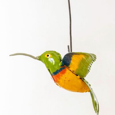 METALL-Smaragd-Sonnenvogel zum Aufhängen