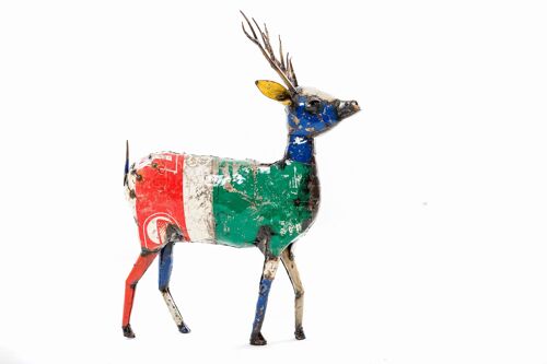 METAL COLORFUL MEDIUM REINDEER