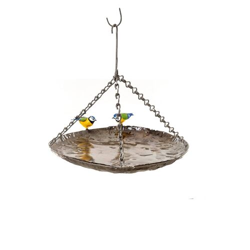 METAL XL BLUE TIT BOWL HANGING BIRDFEEDER