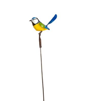 METAL NEW BLUE TIT ON STICK