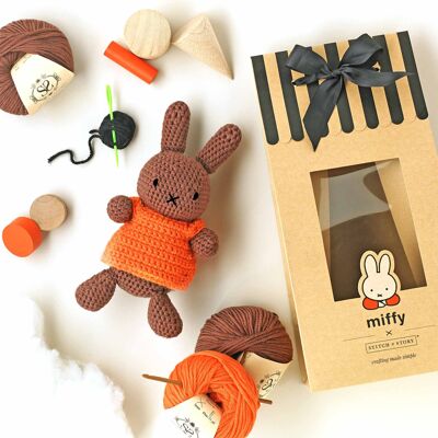 Miffy Friends: Melanie Amigurumi Crochet Kit