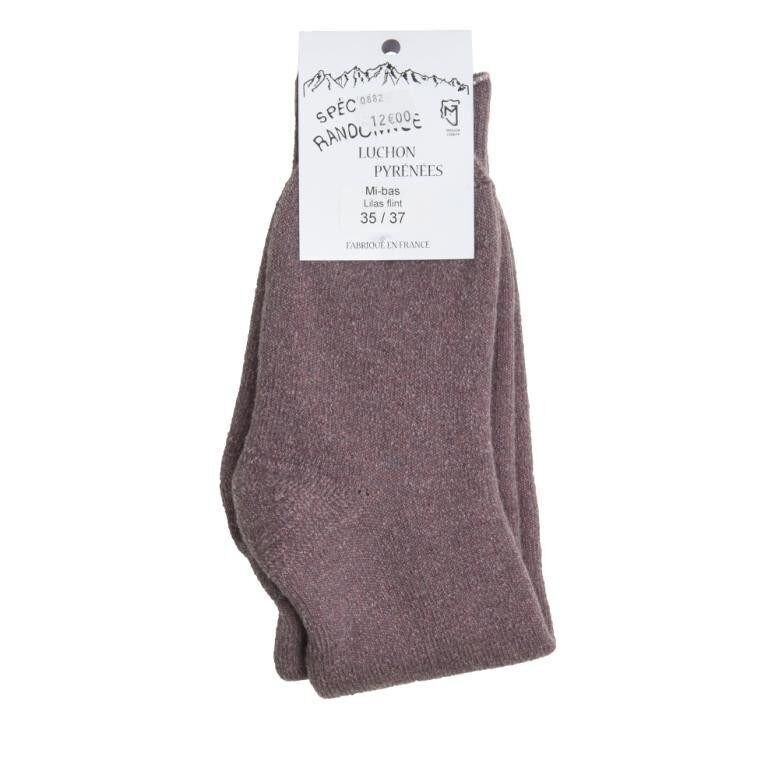 Kniestrümpfe aus Pyrenäenwolle Lillas Flint