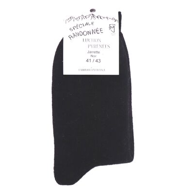Black Pyrenees Wool Knee Socks