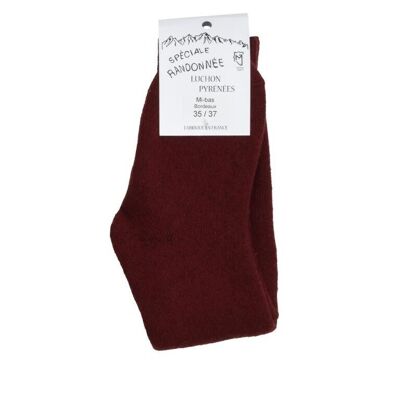 Dark Brown Pyrenees Wool Knee Socks