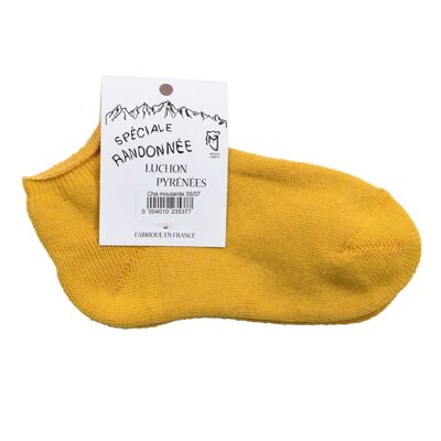 Mustard Pyrenees Wool Low Socks