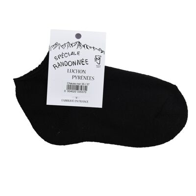Black Pyrenees Wool Low Socks