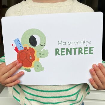 Grande carte étape "Ma première rentrée" 3