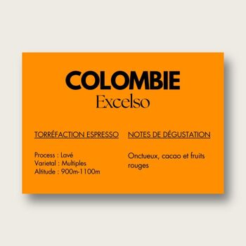 COLOMBIE - Excelso (Bio & Fairtrade) 2