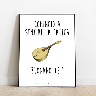 Affiche - Poster - Réplique Les bronzés font du ski - La fatica