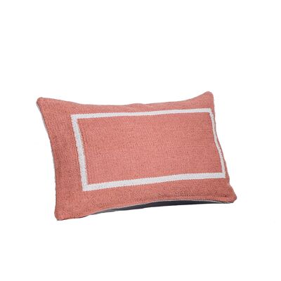 Jamakhan Terracotta Handwoven Cushion - Rectangle