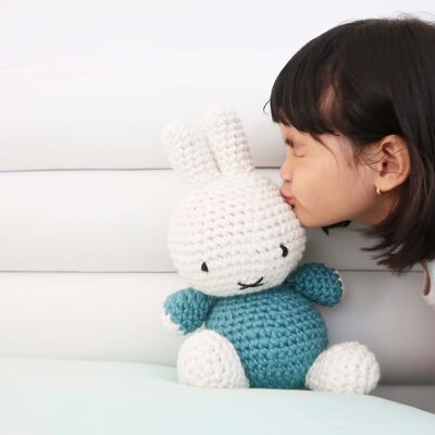 XL Miffy Amigurumi Crochet Kit - Stone Teal