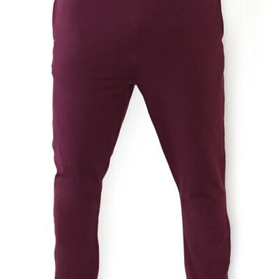 9611-02 | Pantalon de détente unisexe - aubergine