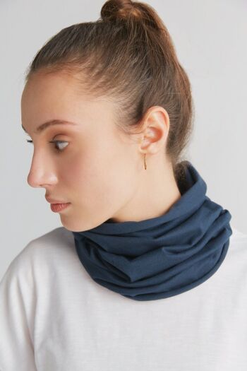 9625-048 | Foulard tube unisexe - Marine 5