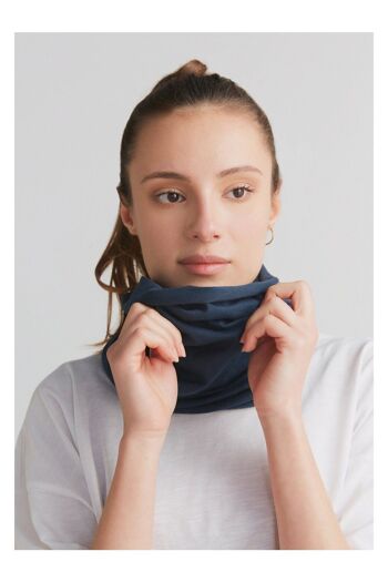 9625-048 | Foulard tube unisexe - Marine 7