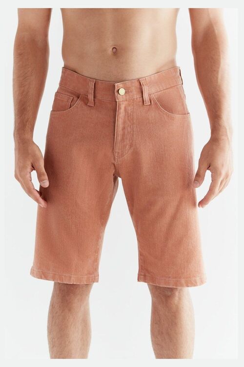 MA3018-514 | Herren Denim Shorts in Ton Waschung - Sunburn