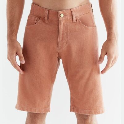MA3018-514 | Short en jean homme délavage ton sur ton - Sunburn