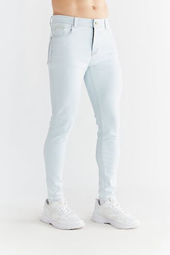 MD1014-347 | Coupe skinny pour hommes - Bleu glacier 2