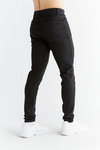 MD1015-104 | Coupe skinny pour hommes - Noir charbon 3