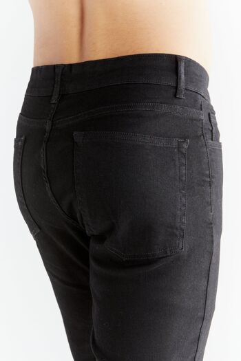 MD1015-104 | Coupe skinny pour hommes - Noir charbon 5