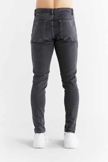 MD1015-151 | Coupe skinny pour hommes - Gris cendré 4