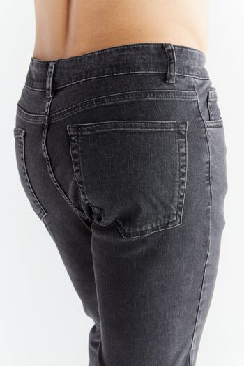 MD1015-151 | Coupe skinny pour hommes - Gris cendré 5