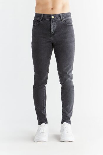 MD1015-151 | Coupe skinny pour hommes - Gris cendré 10