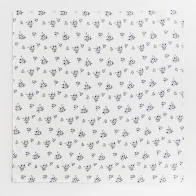 Organic muslin cloth Koala 120cm x 120cm