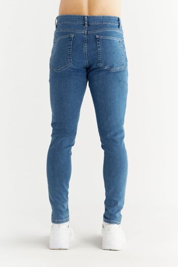 MD1014-250 | Coupe Skinny Homme - Bleu Saphir 3